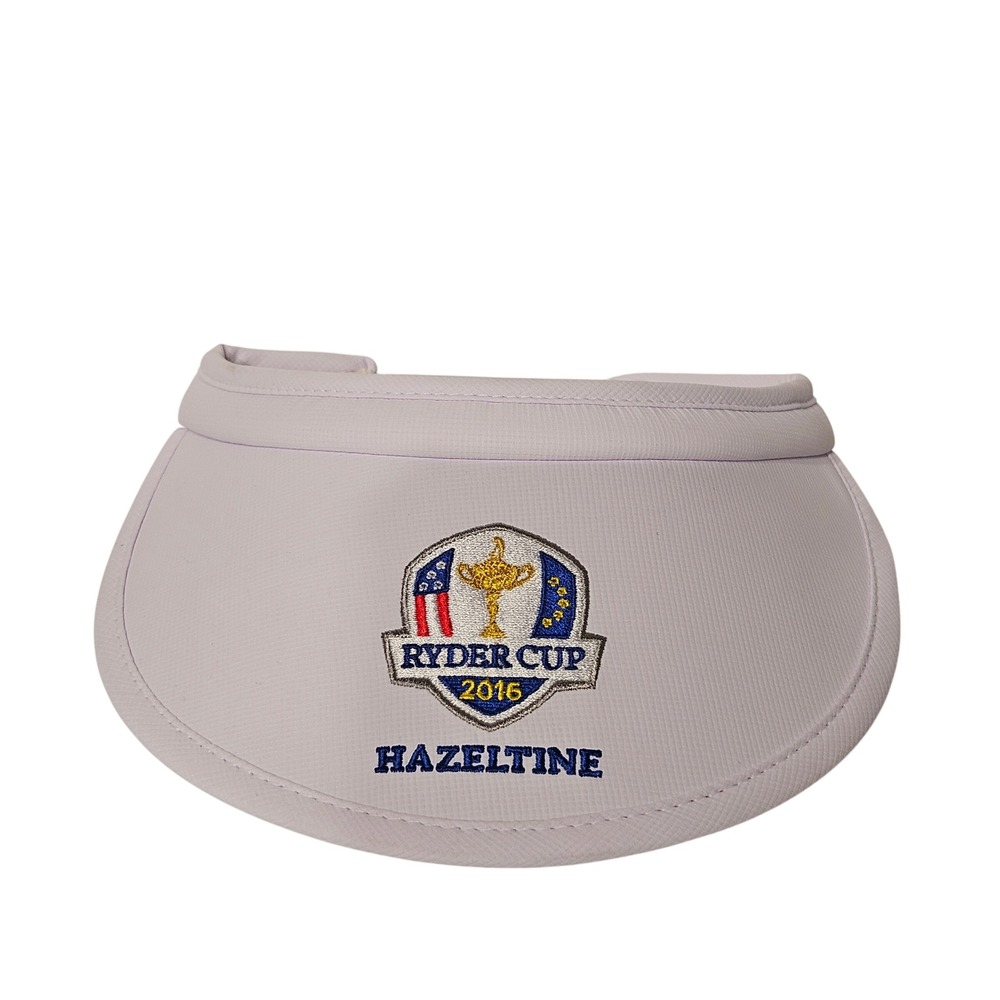 Kate Lord Ryder Cup 2016 Visor Hazeltine White Embroidered Golf Hat